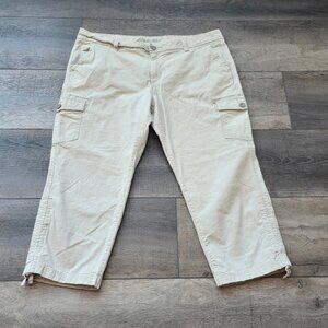 Eddie Bauer Ankle Cargo Pants, Size: 16